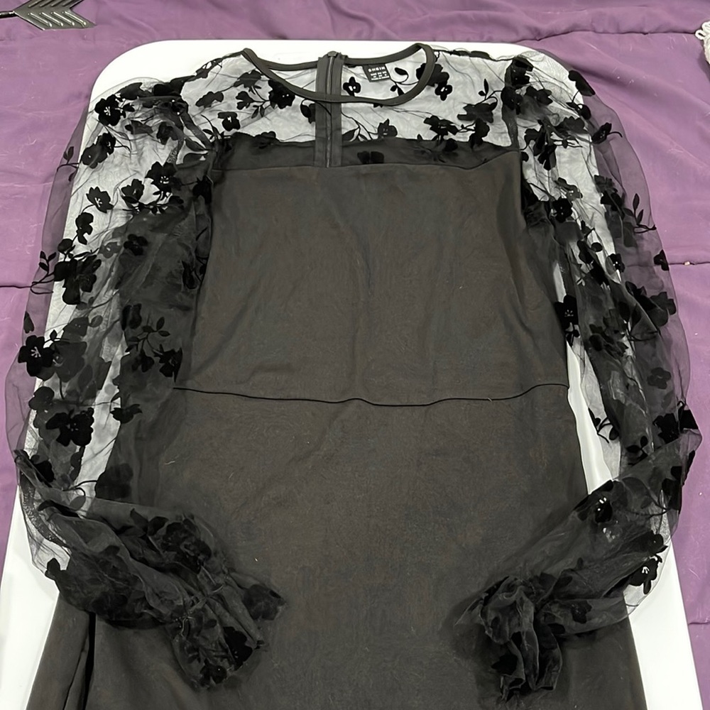 Shein black dress